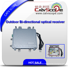 Outdoor 2 Way Output Bi-Directional Optical Receiver with AGC Csp-1012